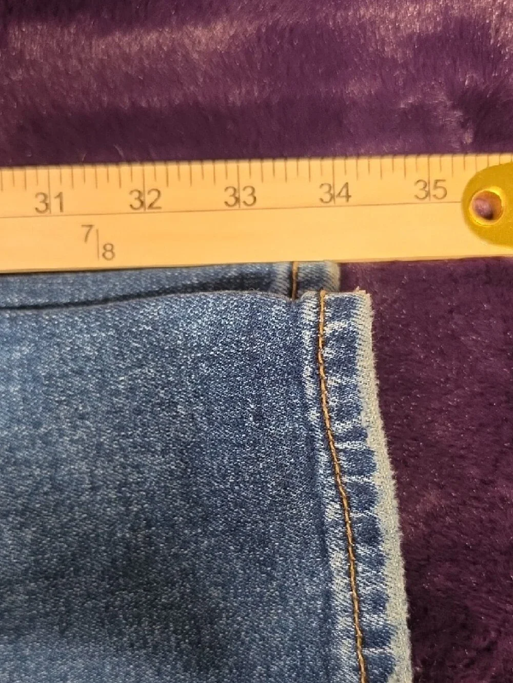 True Religion Men's Rocco Skinny Jeans - Blue Wash sz 34 Tall